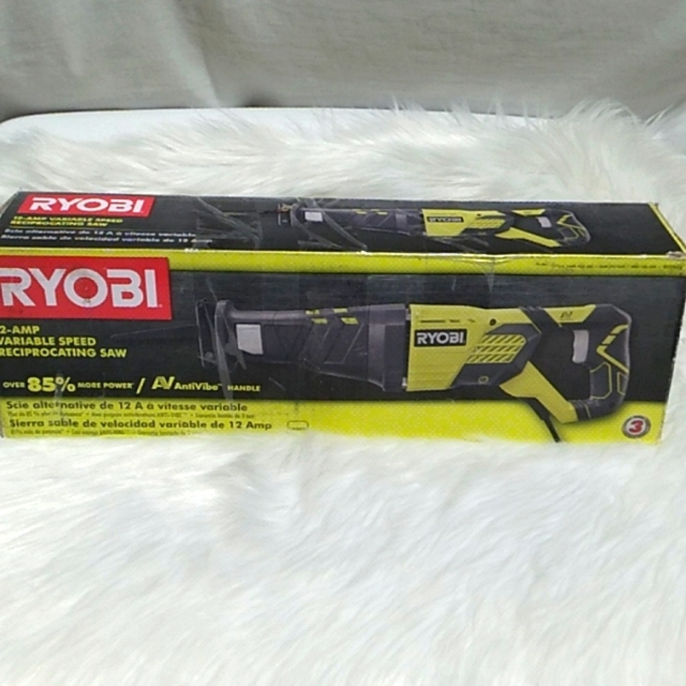 Ryobi 12 Amp Variae Speed Reciprocating Electric Saw Never Used See Video!!